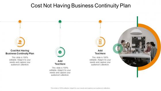 Cost Not Having Business Continuity Plan In Powerpoint And Google Slides Cpb