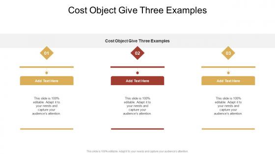 Cost Object Give Three Examples In Powerpoint And Google Slides Cpb