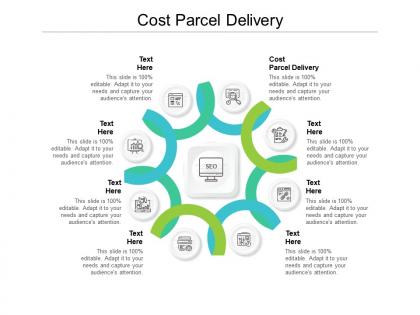 Cost parcel delivery ppt powerpoint presentation summary gridlines cpb