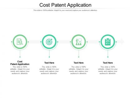 Cost patent application ppt powerpoint presentation outline sample cpb