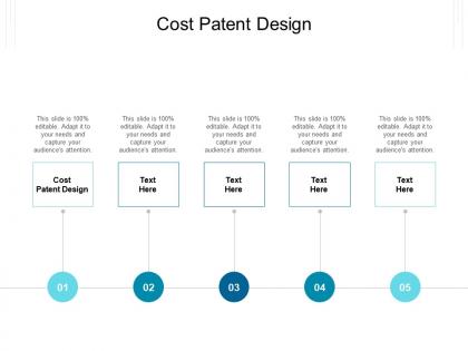Cost patent design ppt powerpoint presentation picture cpb