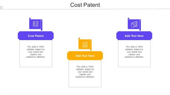 Cost Patent Ppt Powerpoint Presentation Styles Outline Cpb