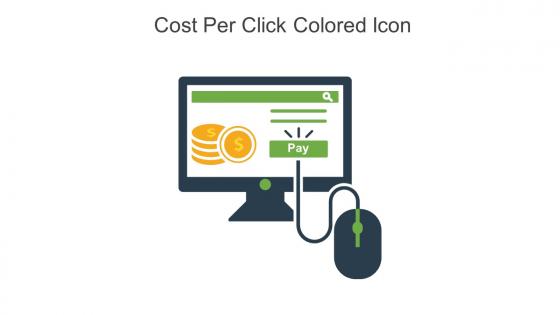 Cost Per Click Colored Icon In Powerpoint Pptx Png And Editable Eps Format