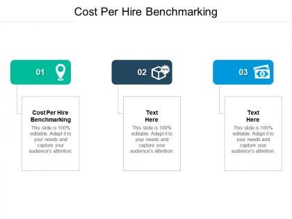 Cost per hire benchmarking ppt powerpoint presentation slides design inspiration cpb
