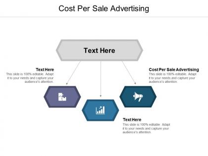 Cost per sale advertising ppt powerpoint presentation layouts professional cpb