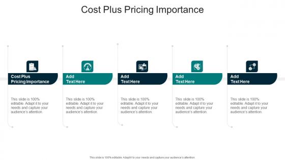 Cost Plus Pricing Importance In Powerpoint And Google Slides Cpb
