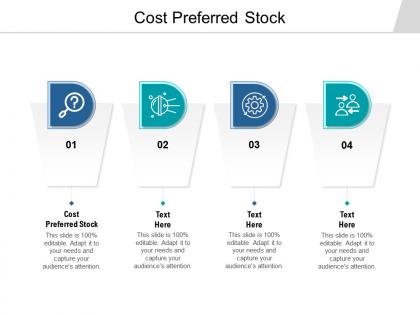 Cost preferred stock ppt powerpoint presentation infographic template tips cpb