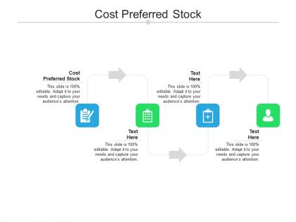 Cost preferred stock ppt powerpoint presentation slides background cpb
