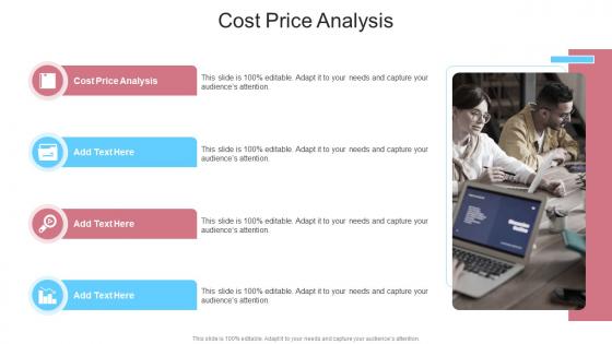Cost Price Analysis In Powerpoint And Google Slides Cpb