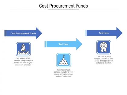 Cost procurement funds ppt powerpoint presentation professional graphics download cpb