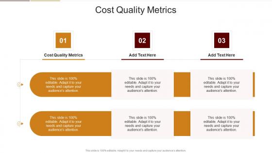 Cost Quality Metrics In Powerpoint And Google Slides Cpb