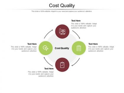 Cost quality ppt powerpoint presentation file visuals cpb