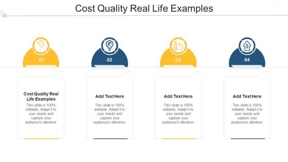 Cost Quality Real Life Examples In Powerpoint And Google Slides Cpb