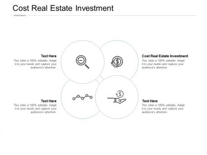 Cost real estate investment ppt powerpoint presentation inspiration structure cpb