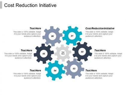 Cost reduction initiative ppt powerpoint presentation icon infographics cpb