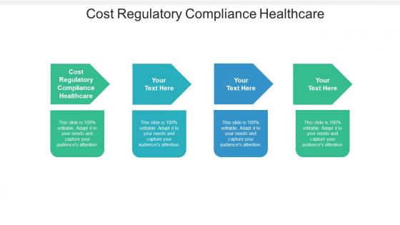 Cost regulatory compliance healthcare ppt powerpoint presentation styles gallery cpb