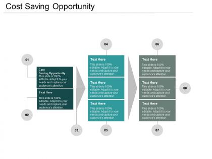 Cost saving opportunity ppt powerpoint presentation file master slide cpb