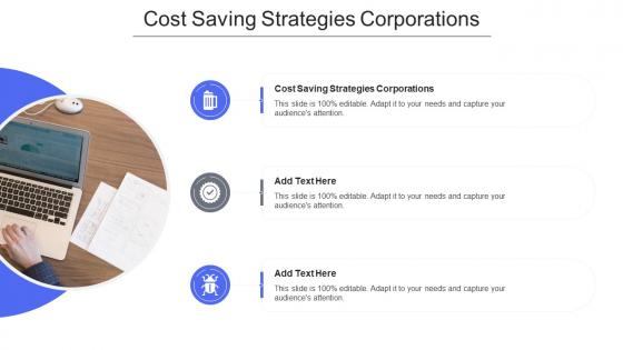 Cost Saving Strategies Corporations In Powerpoint And Google Slides Cpb