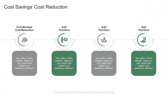 Cost Savings Cost Reduction In Powerpoint And Google Slides Cpb