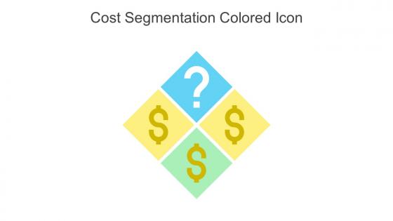 Cost Segmentation Colored Icon In Powerpoint Pptx Png And Editable Eps Format