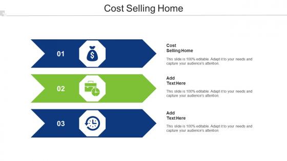 Cost Selling Home Ppt Powerpoint Presentation Professional Template Cpb