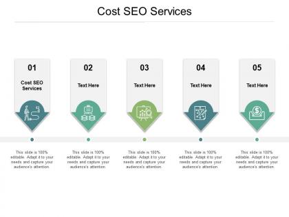 Cost seo services ppt powerpoint presentation model graphic images cpb