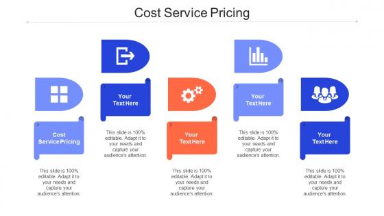 Cost Service Pricing Ppt Powerpoint Presentation Ideas Visuals Cpb
