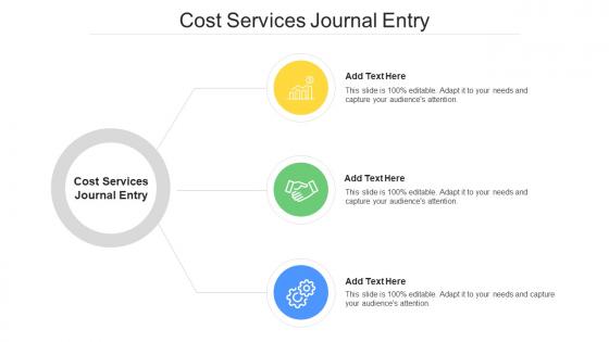 Cost Services Journal Entry In Powerpoint And Google Slides Cpb