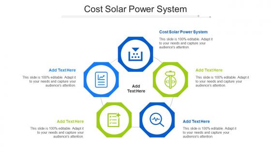 Cost Solar Power System Ppt Powerpoint Presentation Infographic Template Design Ideas Cpb