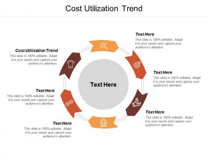 Cost utilization trend ppt powerpoint presentation pictures slideshow cpb