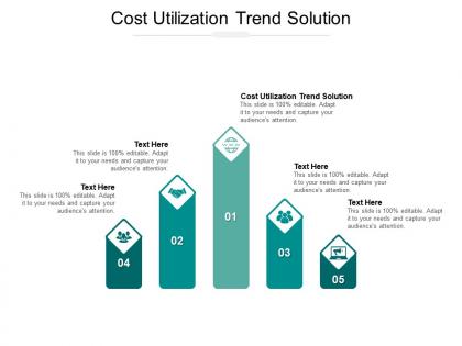 Cost utilization trend solution ppt powerpoint presentation professional graphics tutorials cpb