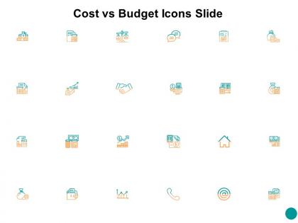 Cost vs budget icons slide growth l476 ppt powerpoint presentation structure