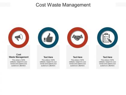 Cost waste management ppt powerpoint presentation professional sample cpb
