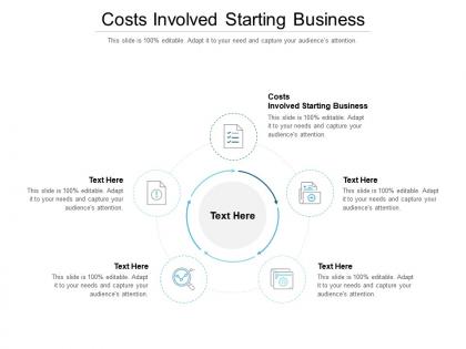 Costs involved starting business ppt powerpoint presentation layouts guide cpb