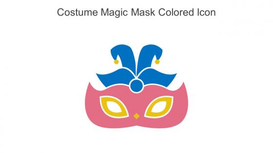 Costume Magic Mask Colored Icon In Powerpoint Pptx Png And Editable Eps Format