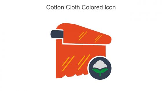 Cotton Cloth Colored Icon In Powerpoint Pptx Png And Editable Eps Format