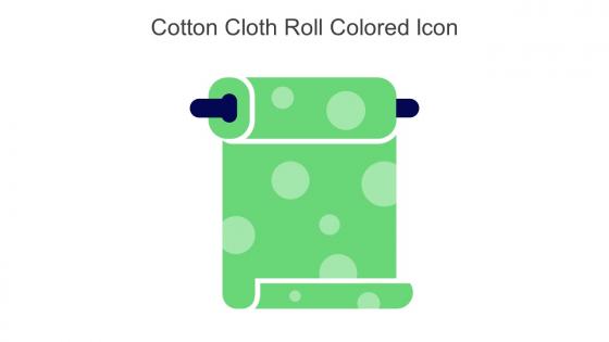 Cotton Cloth Roll Colored Icon In Powerpoint Pptx Png And Editable Eps Format