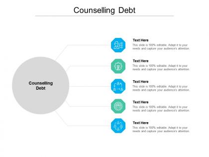 Counselling debt ppt powerpoint presentation summary graphics pictures cpb