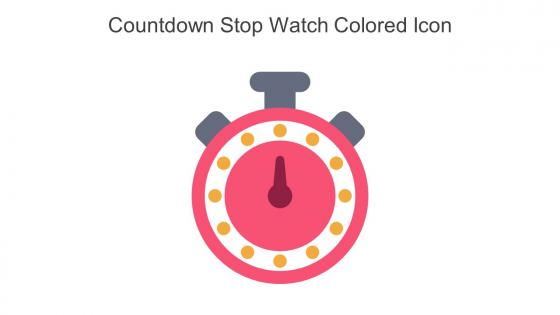 Countdown Stop Watch Colored Icon In Powerpoint Pptx Png And Editable Eps Format