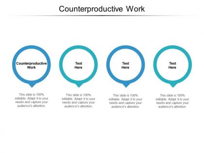 Counterproductive work ppt powerpoint presentation ideas topics cpb