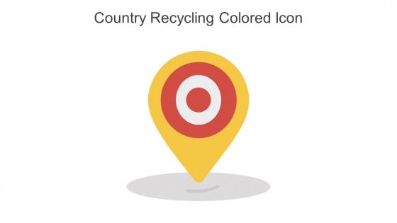 Country Recycling Colored Icon In Powerpoint Pptx Png And Editable Eps Format