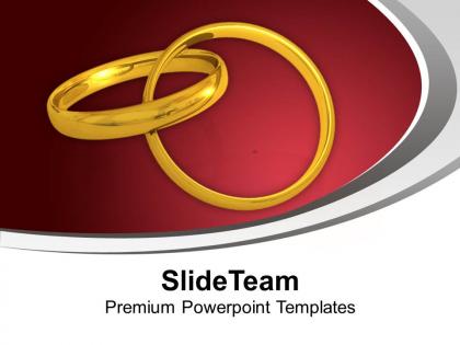 Couple and rings valentine love happiness powerpoint templates ppt themes and graphics 0113