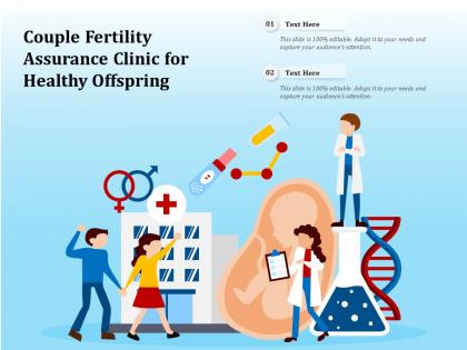 Couple fertility assurance clinic for healthy offspring