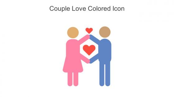 Couple Love Colored Icon In Powerpoint Pptx Png And Editable Eps Format