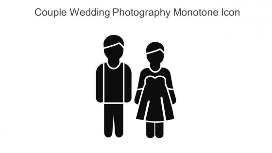Couple Wedding Photography Monotone Icon In Powerpoint Pptx Png And Editable Eps Format