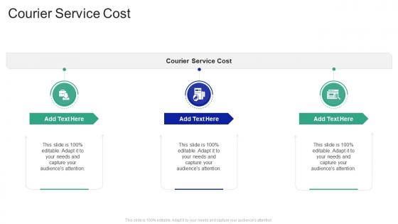 Courier Service Cost In Powerpoint And Google Slides Cpb