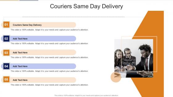Couriers Same Day Delivery In Powerpoint And Google Slides Cpb