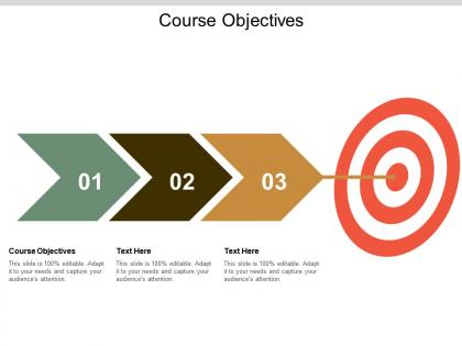 Course objectives ppt powerpoint presentation gallery template cpb