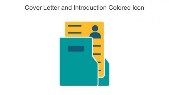 Cover Letter And Introduction Colored Icon In Powerpoint Pptx Png And Editable Eps Format
