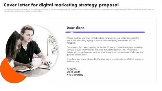 Cover Letter For Digital Marketing Strategy Proposal